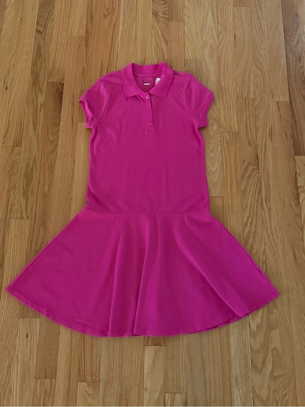 Children’s Place Girls Uniform Soft Pique Polo Dress, Size Large (10/12)